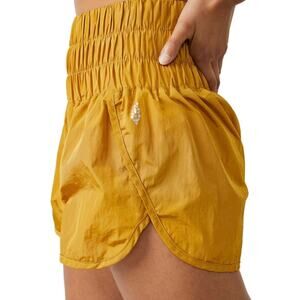 FREE PEOPLE FP MOVEMENT | The Way Home Shorts Golden "Honey" Yellow | Medium